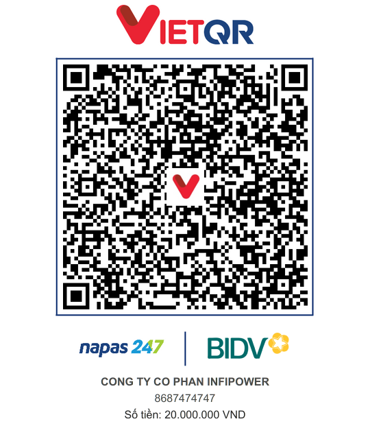 VietQR đặt cọc sản phẩm