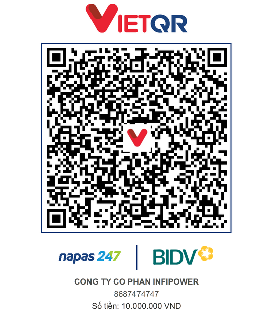 VietQR đặt cọc sản phẩm