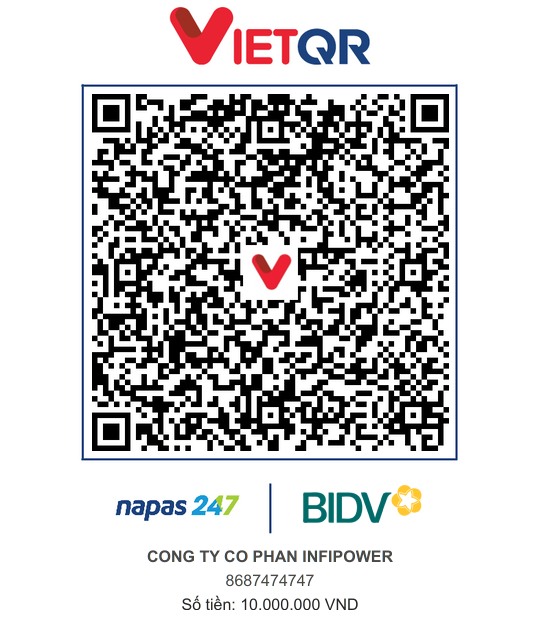VietQR đặt cọc sản phẩm