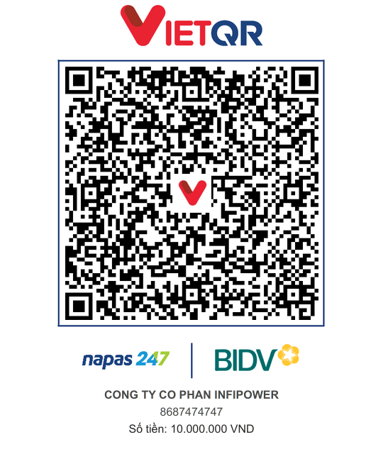 VietQR đặt cọc sản phẩm