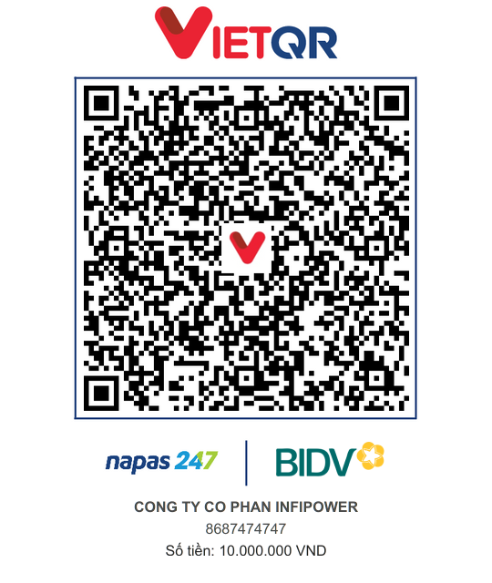 VietQR đặt cọc sản phẩm