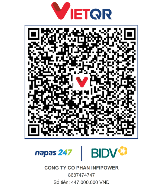VietQR đặt cọc sản phẩm