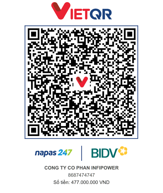VietQR đặt cọc sản phẩm