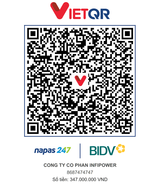 VietQR đặt cọc sản phẩm