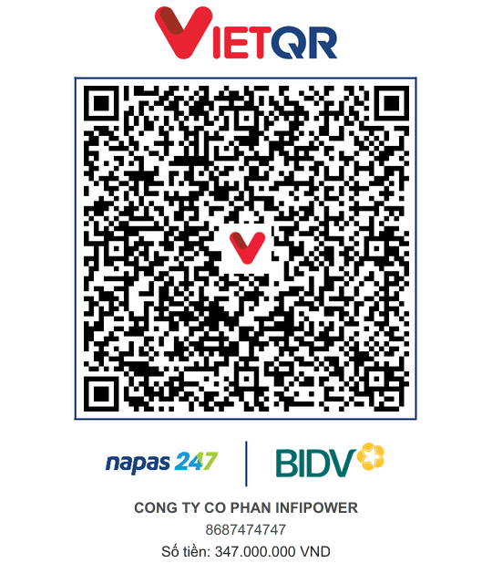 VietQR đặt cọc sản phẩm