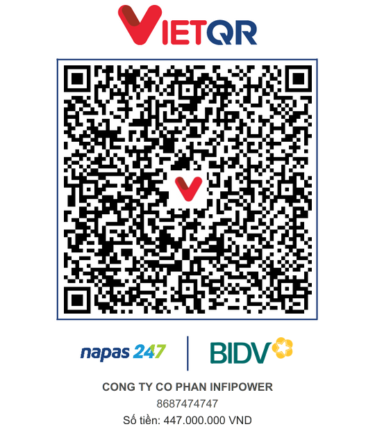 VietQR đặt cọc sản phẩm