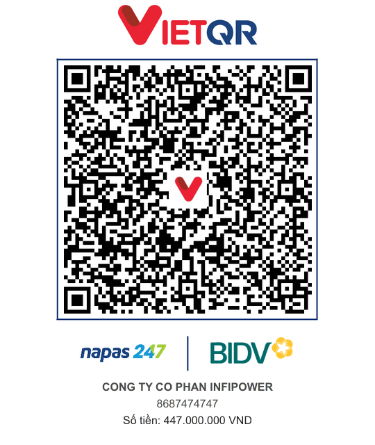 VietQR đặt cọc sản phẩm
