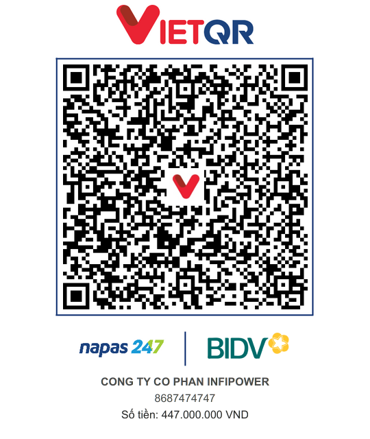 VietQR đặt cọc sản phẩm