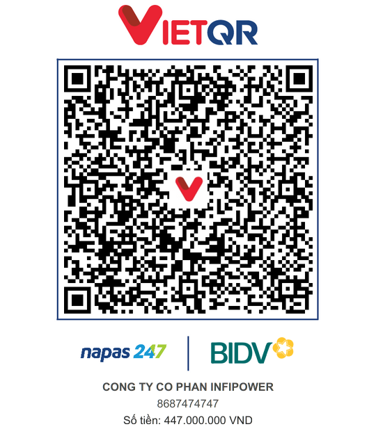VietQR đặt cọc sản phẩm