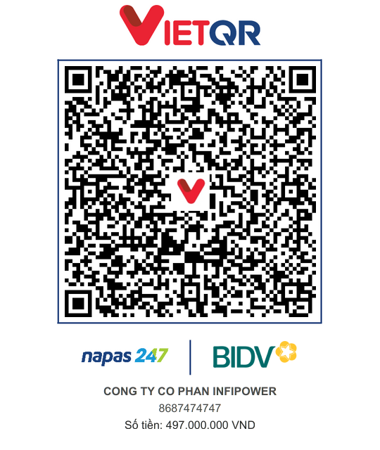 VietQR đặt cọc sản phẩm