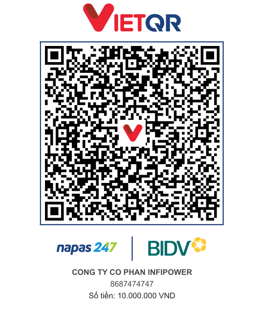 VietQR đặt cọc sản phẩm