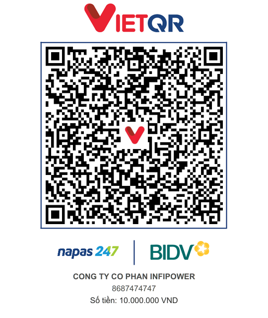 VietQR đặt cọc sản phẩm