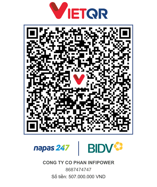 VietQR đặt cọc sản phẩm