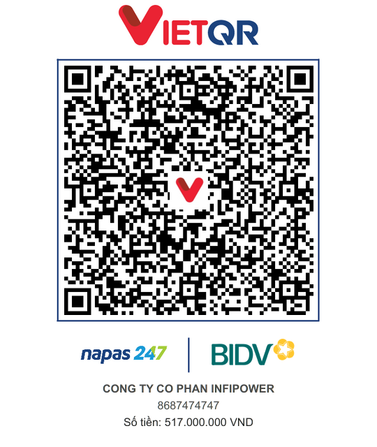 VietQR đặt cọc sản phẩm