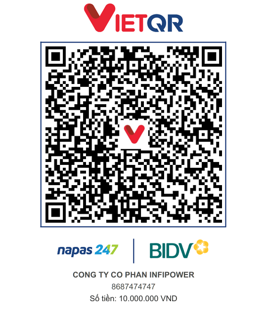 VietQR đặt cọc sản phẩm