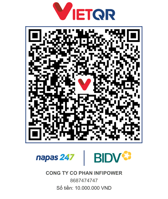 VietQR đặt cọc sản phẩm