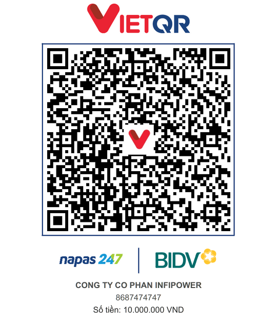 VietQR đặt cọc sản phẩm