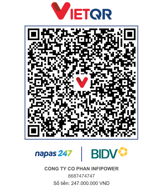 VietQR đặt cọc sản phẩm