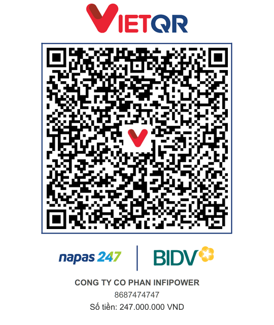 VietQR đặt cọc sản phẩm