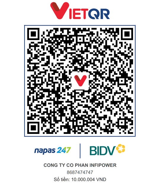 VietQR đặt cọc sản phẩm