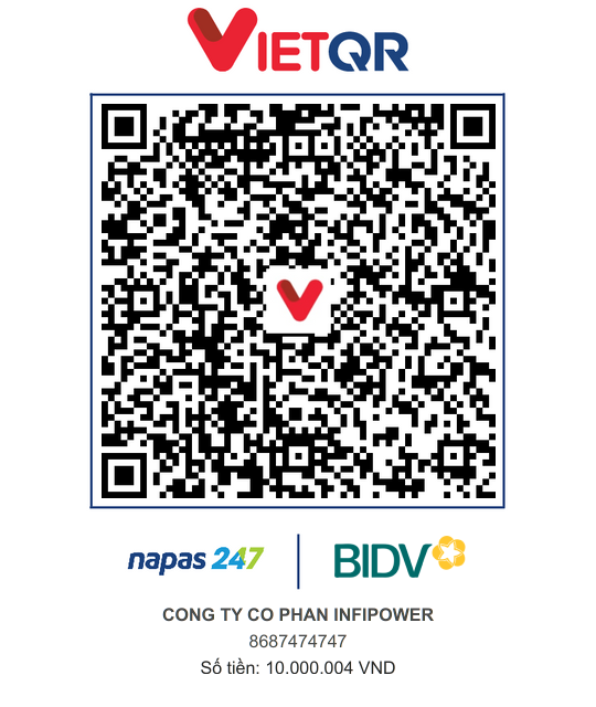 VietQR đặt cọc sản phẩm