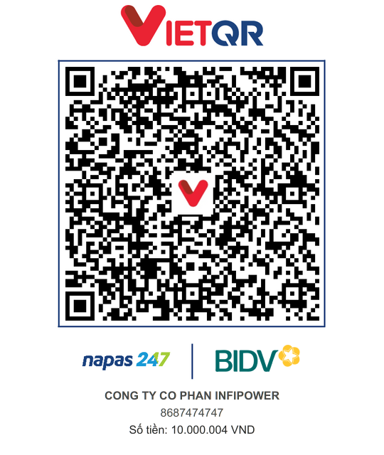 VietQR đặt cọc sản phẩm