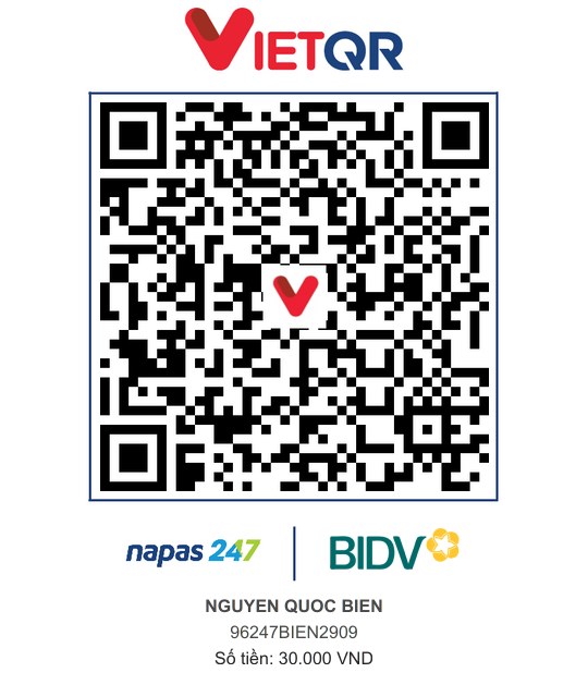 QR Thanh toán BIDV