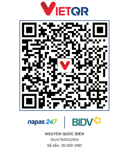 QR Thanh toán BIDV