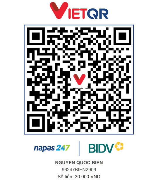 QR Thanh toán BIDV