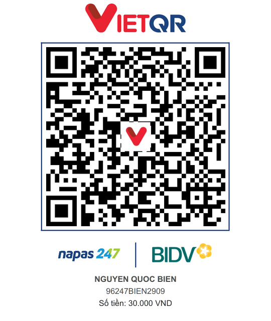 QR Thanh toán BIDV