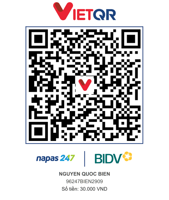 QR Thanh toán BIDV