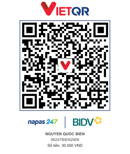 QR Thanh toán BIDV