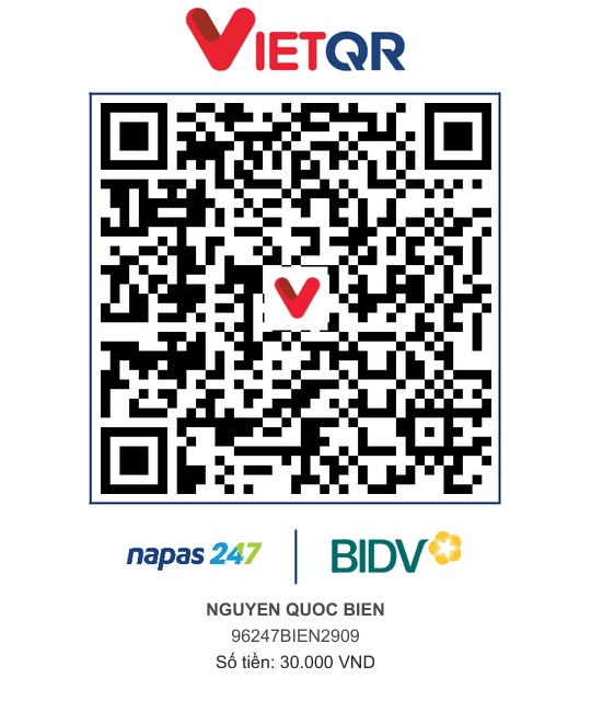 QR Thanh toán BIDV