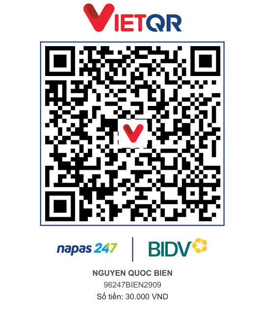 QR Thanh toán BIDV