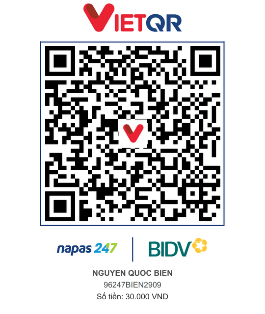 QR Thanh toán BIDV