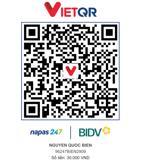 QR Thanh toán BIDV