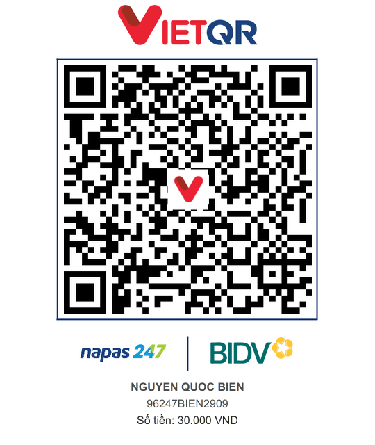 QR Thanh toán BIDV