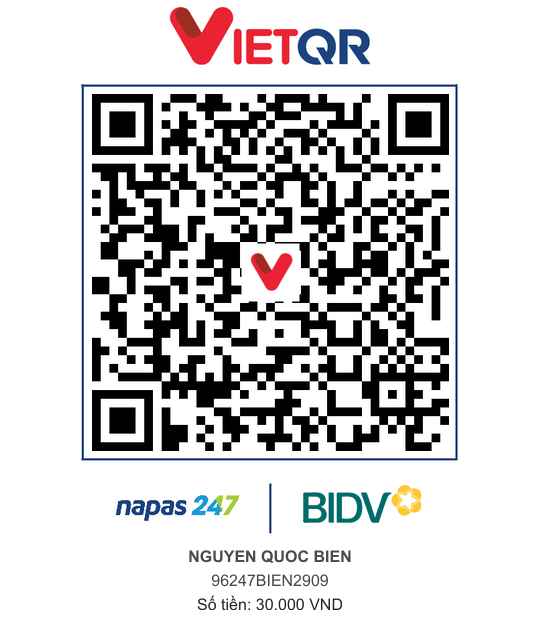 QR Thanh toán BIDV