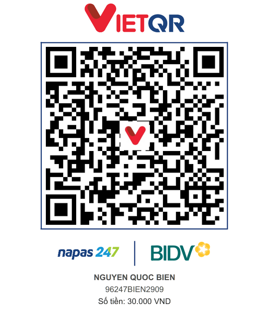 QR Thanh toán BIDV