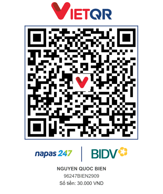 QR Thanh toán BIDV