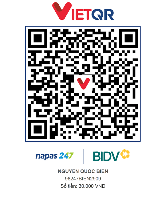 QR Thanh toán BIDV