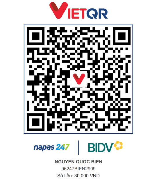 QR Thanh toán BIDV