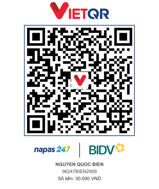 QR Thanh toán BIDV