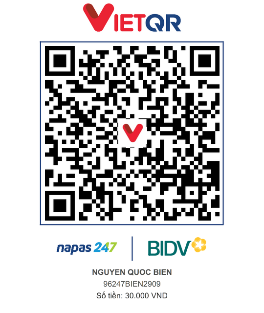 QR Thanh toán BIDV