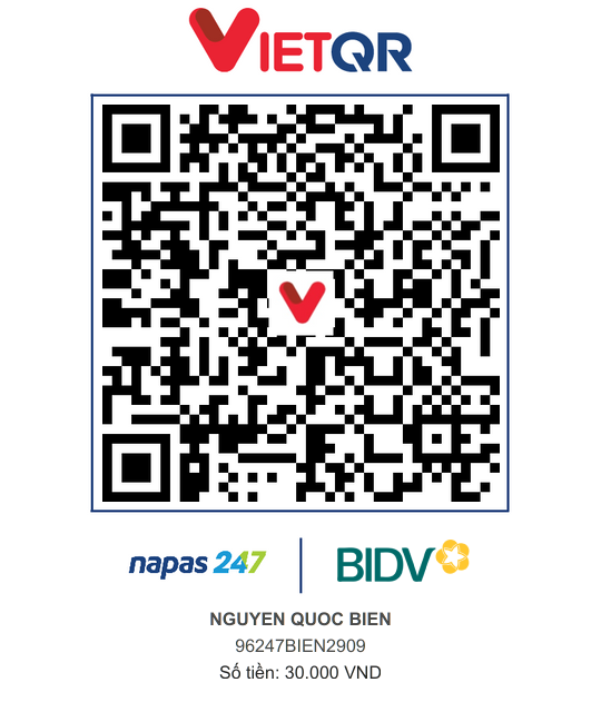 QR Thanh toán BIDV