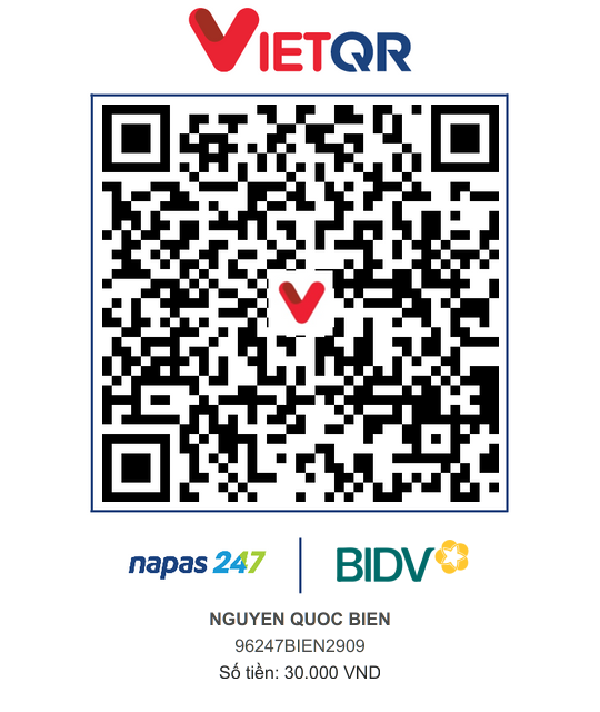 QR Thanh toán BIDV