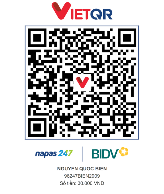 QR Thanh toán BIDV