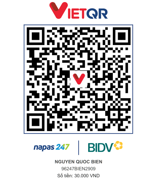 QR Thanh toán BIDV