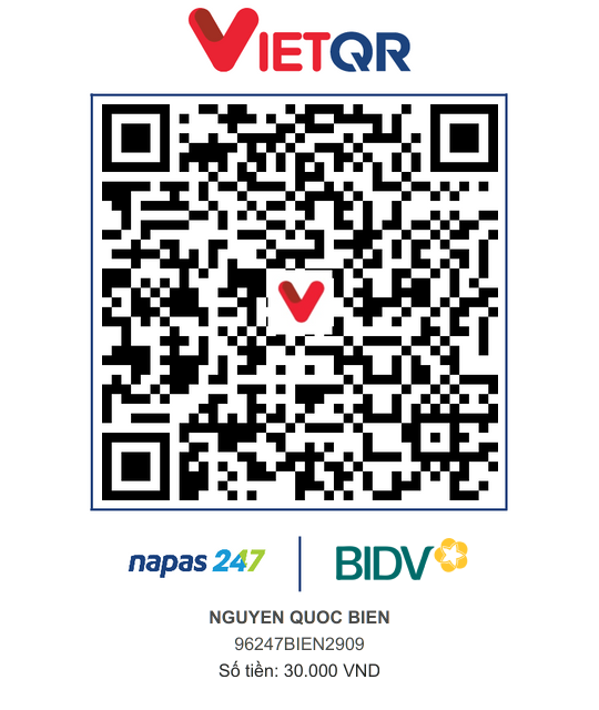 QR Thanh toán BIDV