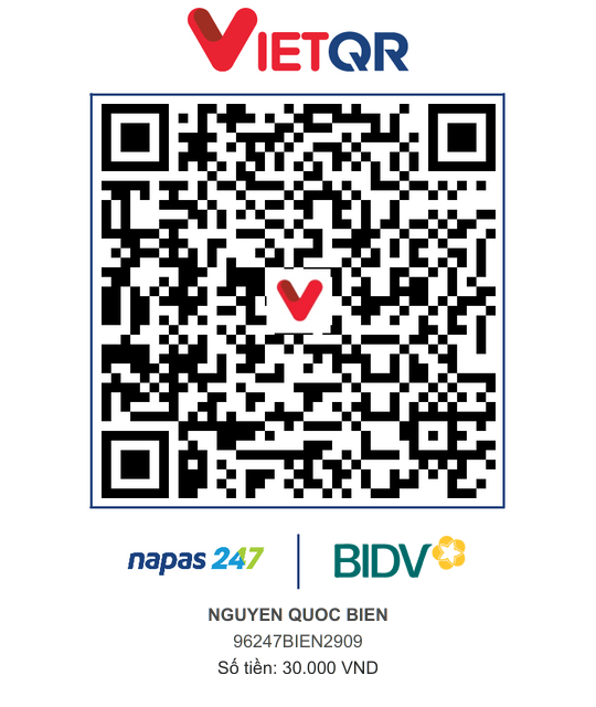 QR Thanh toán BIDV
